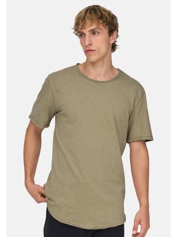 ONLY & SONS T-Shirt ONSBENNE in Schwarz / schwarz / beige