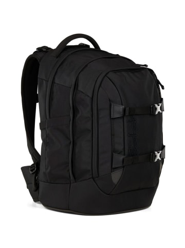Satch Pack Schulrucksack Nordic Black 2025 in schwarz