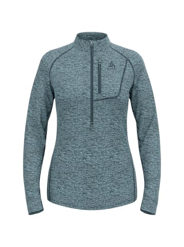Odlo Mid layer 1/2 zip TENCIA in Rauchblau3495