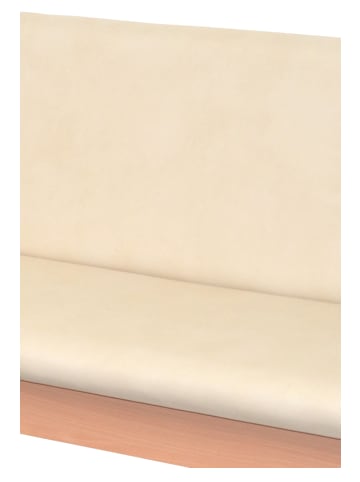 möbel-direkt Trucheneckbank 125x165 cm Maren in Buche-Nachbildung/creme