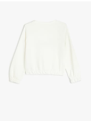 KOTON SWEATSHIRTS in Ekru