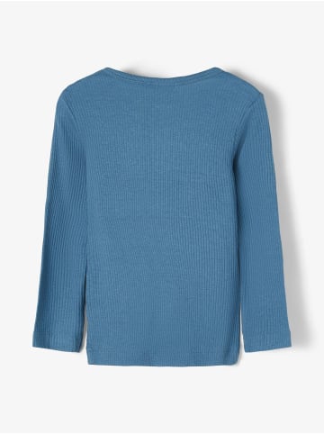 name it Jungen T-Shirt langarm in Ripp in Blau
