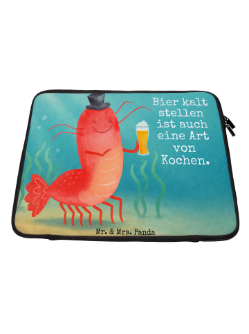 Mr. & Mrs. Panda Laptop Case Hummer Weizen Design mit Spruch in Weiß