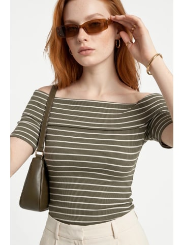 Alexa Dash Blouse in Khaki