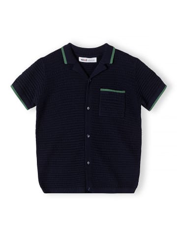 Minoti 2-tlg Hemd & Hose 29KNIT257 in dunkelblau