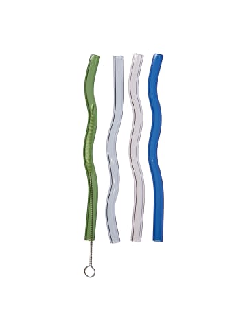 Butlers Trinkhalm-Set LONG DRINK 5-tlg. in Multicolor