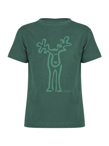 elkline T-Shirt Rudölfchen Kult Elch in trekking green - pine
