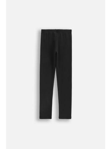 Coccodrillo Thermo-Leggings mit langem Hosenbein in schwarz