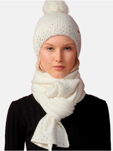 KOROSHI Strickschal in weiß