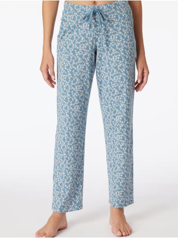 Schiesser Pyjamahose Mix & Relax lang in blaugrau