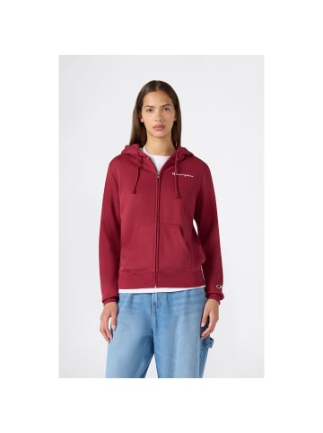 Champion Sweatshirt Full Zip Hoodie Sweatshirt in Rot4514