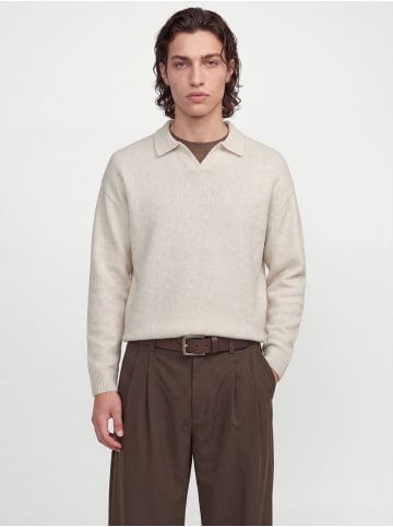Jack & Jones Gestricktes Polo in Moonbeam