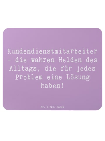 Mr. & Mrs. Panda Mouse Pad Spruch Kundendienstmitarbeiter Helden... in Lavendeltraum