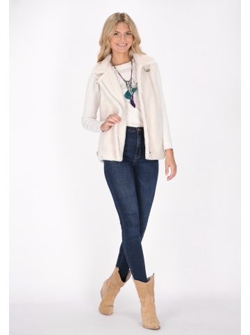 VIRITA Women Vest in Wollweiss