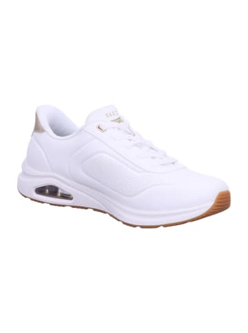 Skechers Damen- Schnürschuhe ARCH FIT UNO - RELAXING ON AIR in Weiß