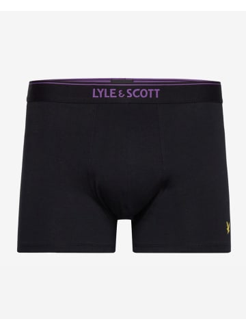 Lyle & Scott Trunks 5-Er Set in Tiefschwarz mit Textbund