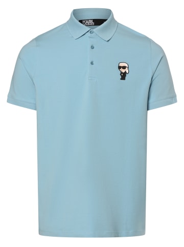 Karl Lagerfeld Poloshirt in hellblau