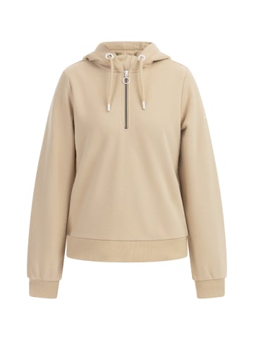 DreiMaster Damen Kapuzenpullover in Beige