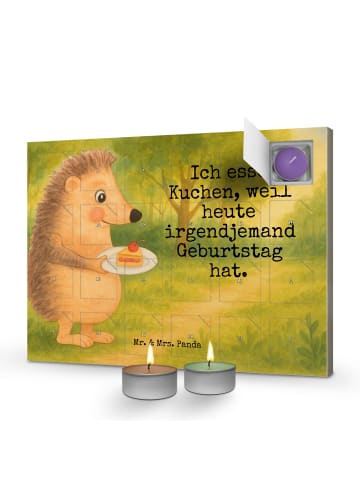 Mr. & Mrs. Panda adventskalender mit kerzen Igel Kuchenstück Des... in Weiß