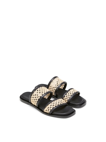 Marc O'Polo Pantolette in black/offwhite