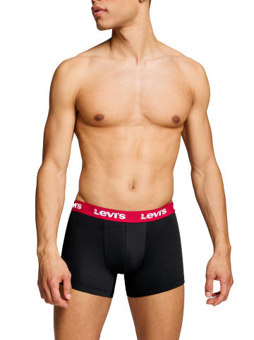 Levi´s Boxershorts LEVIS Men Repeat Logo Boxer 4P in Black/Red
