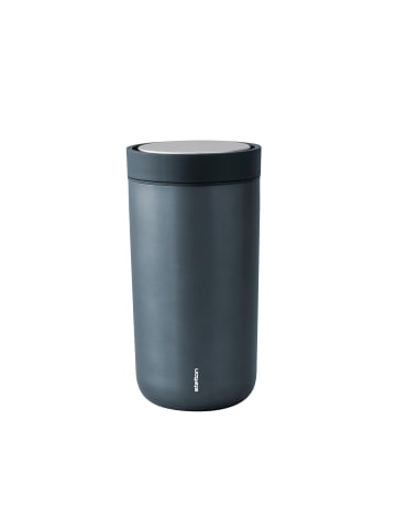 Stelton To-Go Becher Click in Blau metallic