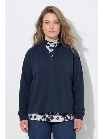 Ulla Popken Sweatshirt in marine