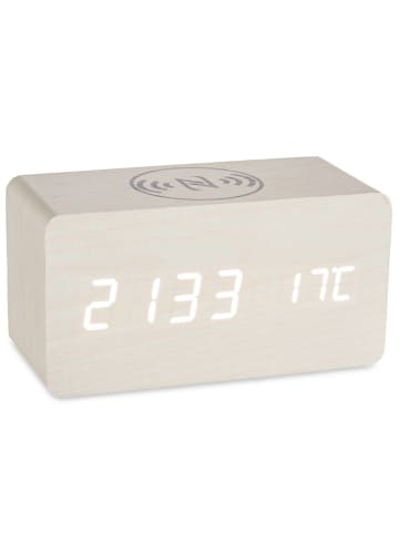 GIFTDECOR Wecker in weiß