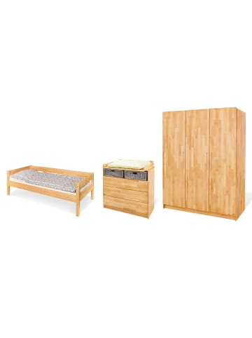 Pinolino Jugendzimmer-Set Natura breit groß, 3-tlg.