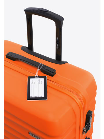 Wittchen LARGE SUITCASE FROM ABS WITH LUGGAGE TAG in Orange