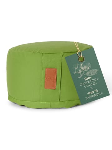 DoYourFitness Yoga-Kissen Vishnu gefüllt Buchweizen hellgrün rund grün