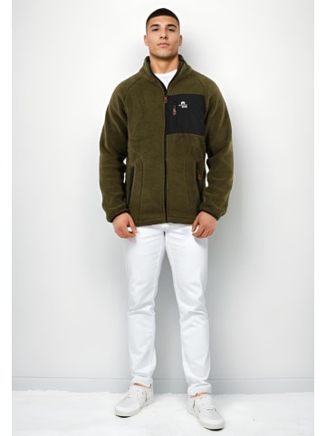 Arctic Seven Winterjacke Arctic Seven Herren Sherpa Fleecejacke AS415 in Olive