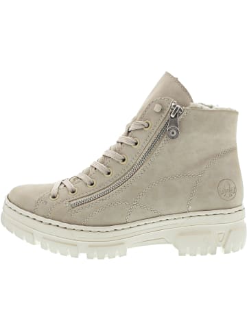 rieker Schnürstiefel Beige