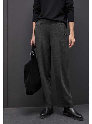 Street One Stoffhose in schwarz grau