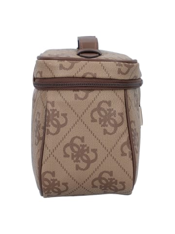 Guess Berta Kulturbeutel 26 cm in latte logo-brown