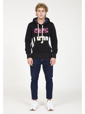 PLUS EIGHTEEN Herren Kapuzenpullover in Schwarz