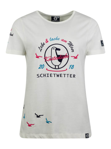 SCHIETWETTER T-Shirt "Hanni Herzstück" in weiß