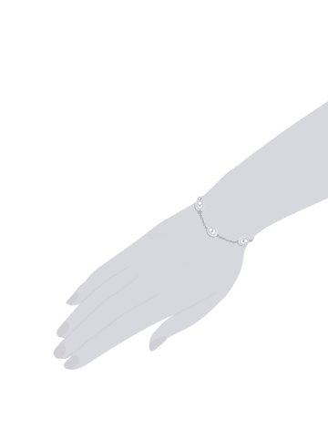 Valero Pearls Perlen-Armband aus Sterling Silber mit Süßwasser-Zuchtperle in silber
