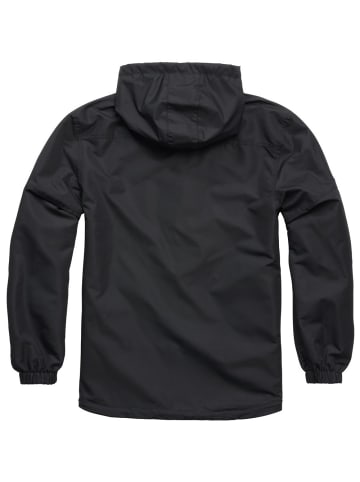 Brandit Jacke "Summer Windbreaker Frontzip" in Schwarz