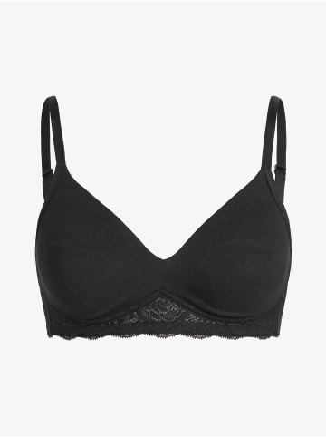 Erlich Textil  Elisabeth bügelloser BH große Cups starker Halt aus Bio-Baumwolle - verstellbare Träger, Elisabeth bügelloser BH große Cups starker Halt aus Polyamid - verstellbare Träger in schwarz