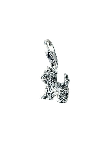 Giorgio Martello Milano Charm Hund in Silber