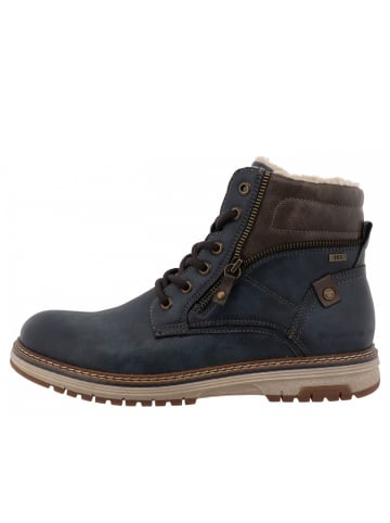Tom Tailor Schnürstiefel  in Blau