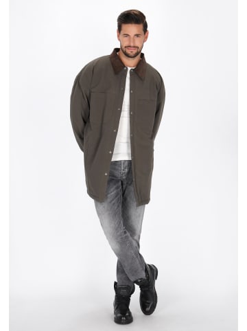 DreiMaster Men Jacket in dark olive