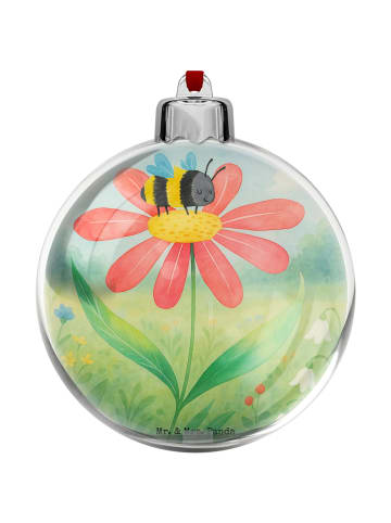 Mr. & Mrs. Panda Weihnachtskugel Kunststoff Hummel Blume Design ... in Weiß