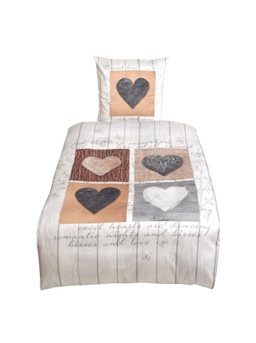 Traumschlaf Bettwäsche Herzenssache in weiss