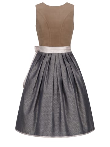 Nübler Midi Dirndl Geelke in Braun