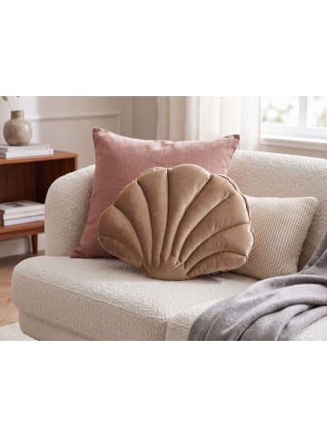 Beliani Dekokissen CONSOLIDA in Beige - (W) 47 x (H) 6 x (L) 35 cm