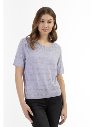 myMo Damen Strickpullover in Flieder