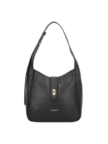 Lancaster Double Schultertasche Leder 31 cm in noir