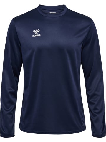 Hummel Hoodie "Hmlessential Sweatshirt" in Blau
